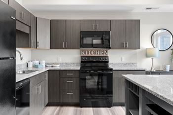 Black appliances